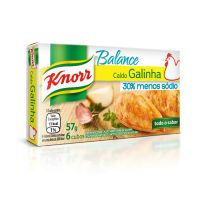 Caldo Knorr Galinha Balance 6 Cubos 57g - Cod. 7891150036567