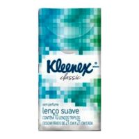 Lenço de Papel Kleenex Original para Bolso Pack com 10 Pacotes | Caixa com 48 Unidades - Cod. 7891172171666C48