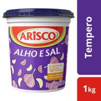 Tempero Arisco Completo Alho e Sal 1kg | 1 unidades - Cod. C15005