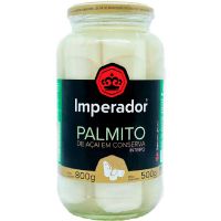 Palmito De Açaí Imperador Inteiro Vidro 500g | Caixa com 12 unidades - Cod. 7898016923832C12