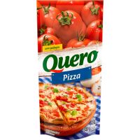 Molho De Tomate Quero Pizza Pouch 340g | Caixa com 24 Unidades - Cod. 7896102507188C24