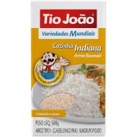 Arroz Tio João Basmati Tipo 1 500g - Cozinha Indiana - Cod. 7893500044352