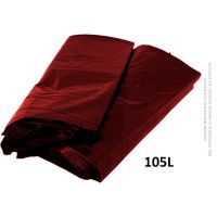 Saco De Lixo Vermelho Brasil Embalagens 105L | Caixa com 100 Unidades - Cod. 9999990000750C100
