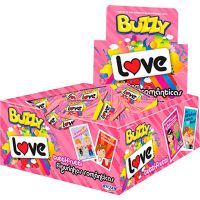 Chiclete Buzzy Love Tutti-Frutti | Caixa com 100 Unidades - Cod. 7891151021258C100
