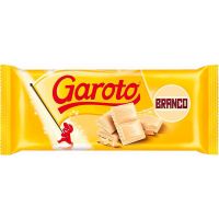 Chocolate Branco Tablete Garoto 100g | Caixa com 14 Unidades - Cod. 7891008253245C14