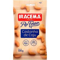 Castanha De Caju Iracema Sachê 100g | Caixa com 24 Unidades - Cod. 7896108600258C24