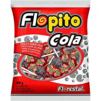 Pirulito Flopito Cola | Caixa com 100 Unidades - Cod. 7896321004260C100