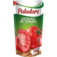 Extrato De Tomate Paladori Pouch 340g| Caixa com 24 Unidades - Cod. 7899659900594C24