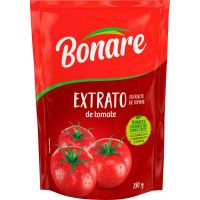 Extrato De Tomate Bonare Pouch 190g | Caixa com 36 Unidades - Cod. 87898905153964C36