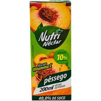 Suco Nutri Néctar 200ml Pêssego Tp | Caixa com 27 Unidades - Cod. 7898920195233C27