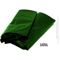 Saco De Lixo Verde Brasil Embalagens 105L | Caixa com 100 Unidades - Cod. 9999990000767C100