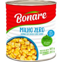 Milho Verde Bonare Zero Sódio Lata 200g | Caixa com 24 Unidades - Cod. 7899659900587C24
