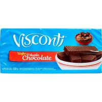 Biscoito Visconti Wafer Duplo 120g| Caixa com 48 Unidades - Cod. 7891962035543C48