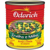 Dueto Ervilha/Milho Oderich Lata 200g | Caixa com 24 Unidades - Cod. 7896041160109C24