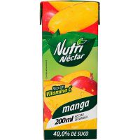 Suco Nutri Néctar 200ml Manga Tp | Caixa com 27 Unidades - Cod. 7898920195219C27