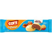 Biscoito Cory Pão De Mel Brigadeiro Branco 90g | Caixa com 30 Unidades - Cod. 7896286611084C30
