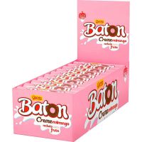 Chocolate Baton Bastão Creme Morango 16g | Caixa com 30 Unidades - Cod. 7891008238969C30