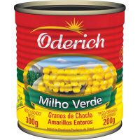 Milho Verde Oderich Lata 200g | Caixa com 24 Unidades - Cod. 7896041156010C24