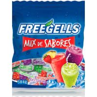 Bala Freegells Mix Sabores Azul 584g - Cod. 7891151029315