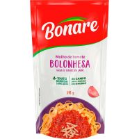 Molho De Tomate Bonare Bolonhesa Pouch 340g | Caixa com 24 Unidades - Cod. 7898905153692C24