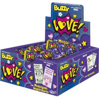 Chiclete Buzzy Love Uva | Caixa com 100 Unidades - Cod. 7891151026550C100