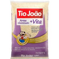 Arroz Branco Tio João Tipo 1 +Vita 5kg | Caixa com 6 Unidades - Cod. 7893500035497C6