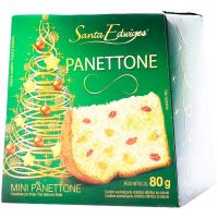 Panettone Mini Santa Edwiges Frutas 80g - Cod. 7896064205597