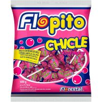 Pirulito Flopito Chicle Titti-Fruti| Caixa com 50 Unidades - Cod. 7896321007032C50