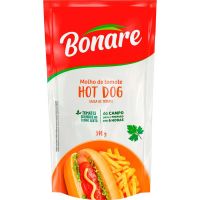Molho De Tomate Bonare Hot Dog Pouch 340g | Caixa com 24 Unidades - Cod. 7898905153708C24