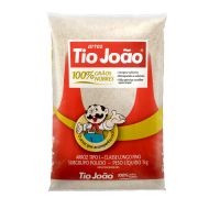 Arroz Tio João Branco 1kg | Fardo com 10 Pacotes - Cod. 7893500020110C10