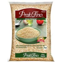 Arroz Integral Prato Fino 1kg | Caixa com 10 Unidades - Cod. 7896290300714C10