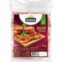 Bacon Fatiado Satiare 2kg | Caixa com 4 Unidades - Cod. 7898942213069C4