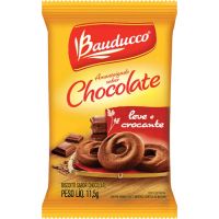 Biscoito Amanteigado Chocolate Bauducco 11,5g | Caixa com 400 Unidades - Cod. 7891962004402C400