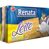 Biscoito Leite Renata 360g | Caixa com 20 Unidades - Cod. 7896022205225C20