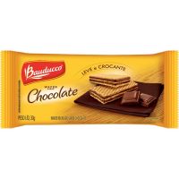 Biscoito Wafer Chocolate Bauducco 30g | Caixa com 96 Unidades - Cod. 7891962037516C96