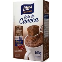 Bolo Caneca Chocolate Linea 60g | Caixa com 6 Unidades - Cod. 7896001272408C6