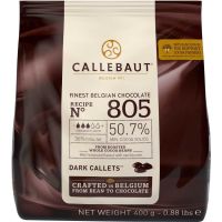 Chocolate Amargo em Gotas 50,7% Callebaut 400g - Cod. 5410522542608