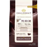 Chocolate Amargo em Gotas 70,5% Callebaut 2,5kg - Cod. 5410522456585
