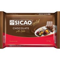 Cobertura de Chocolate em Barra Sicao Gold ao Leite 2,1kg - Cod. 20842033769