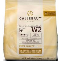 Chocolate Branco em Gotas 28% Callebaut 400g - Cod. 5410522542073