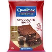 Chocolate em Pó 32% Qualimax 1kg - Cod. 7891122114170