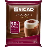 Chocolate em Pó Sicao Pacote 50% Cacau 1,01kg - Cod. 208420624480
