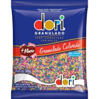 Chocolate Granulado Dori para Cobertura Colorido  500g - Cod. 7896058592146