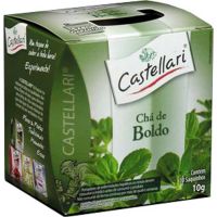 Chá Boldo 10 Saquinhos Castellari 10g | Caixa com 24 Unidades - Cod. 7898286202880C24