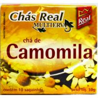 Chá Camomila 10 Saquinhos Real Multiervas 10g | Caixa com 10 Unidades - Cod. 7896045041015C10