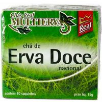 Chá Erva Doce 10 Saquinhos Real Multiervas 10g | Caixa com 10 Unidades - Cod. 7896045041053C10