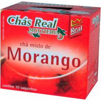 Chá Morango 10 Saquinhos Real Multiervas 10g | Caixa com 10 Unidades - Cod. 7896045004249C10