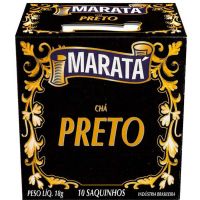 Chá Preto 10 Saquinhos Maratá 10g | Caixa com 10 Unidades - Cod. 7898286200152C10