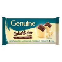 Cobertura de Chocolate em Barra Cargill Genuine Fracionada Branco 2,1kg - Cod. 7896036097618
