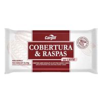 Cobertura de Chocolate em Barra Cargill Cobertura e Raspas ao Leite 2,3kg - Cod. 7896036098103